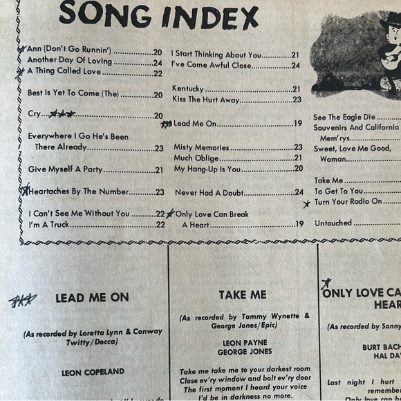 Vintage Country Song Roundup Magazine June 1972 - Picture 5 of 6